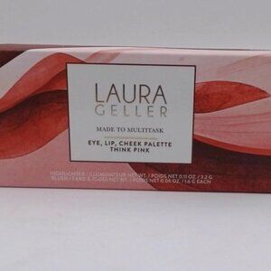 Laura Geller Made to Multitask Eye Lip Cheek Palette Think Pink BNIB